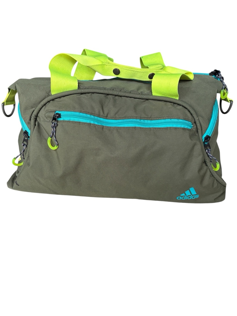 Adidas Women's Olive Green Duffel Gym Travel Bag